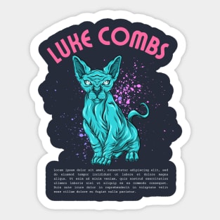 luke combs Sticker